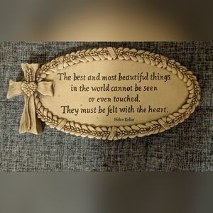 Helen Keller Quote Wall Sign